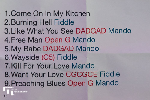 Set list