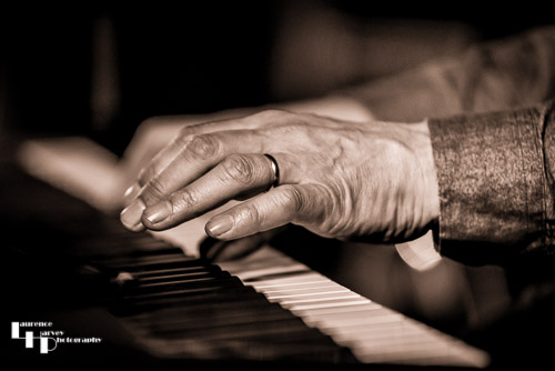 Paul Long on keyboards and vocals
