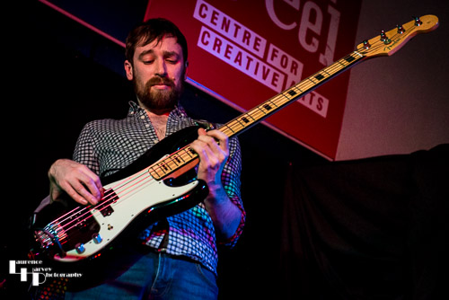 Josh Rigal on bass