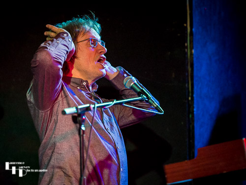 Paul Long on keyboards and vocals