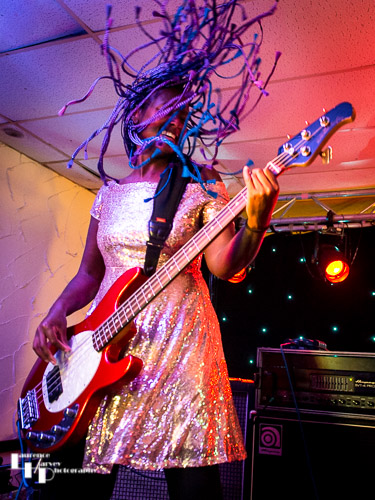 Claudia McKenzie on bass