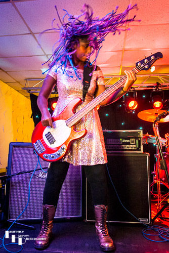 Claudia McKenzie on bass