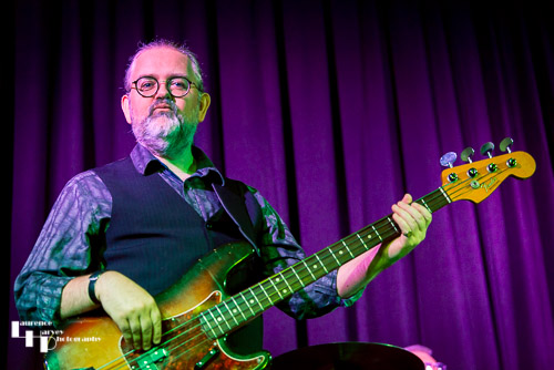 Paul Mallatratt on bass