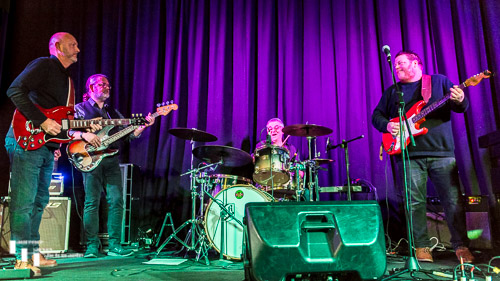 Danny Bryant & his band with Steve Tansley(Guest) on guitar at The John Peel Centre
