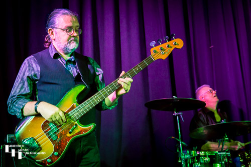 Paul Mallatratt on bass