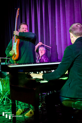 Danny Bryant & his band on stage at The John Peel Centre