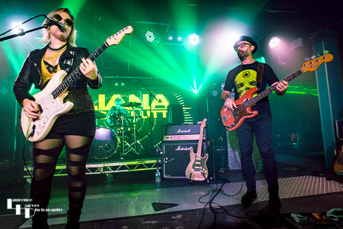 Eliana Cargnelutti & her band on stage at HRH A.B.C.