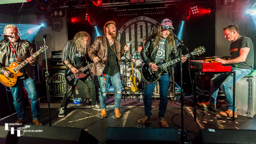 The Nile Deltas on stage at HRH A.B.C.