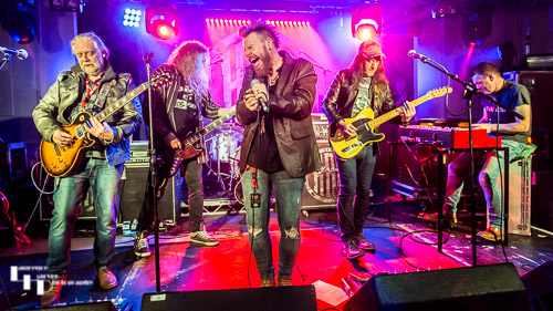 The Nile Deltas on stage at HRH A.B.C.