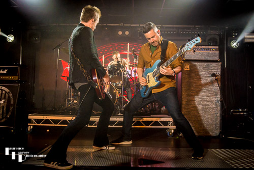 Simon McBride & his band on stage at HRH A.B.C.