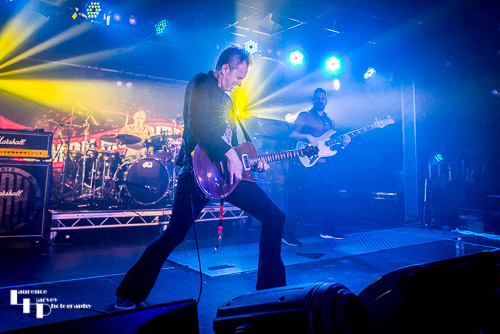 Simon McBride & his band on stage at HRH A.B.C.