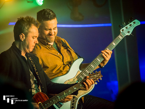 Simon McBride on vocals & guitar, Dave Marks on bass