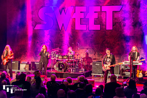The Sweet on stage at The Apex