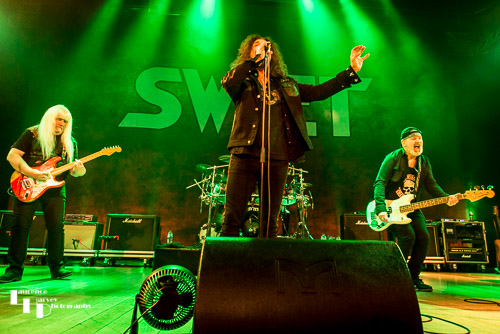 The Sweet on stage at The Apex