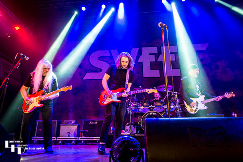 The Sweet on stage at The Apex