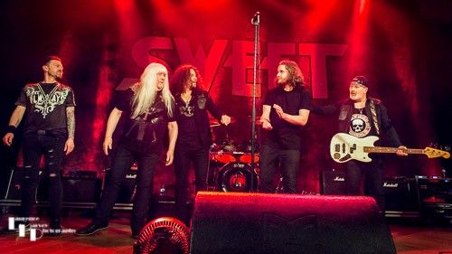 The Sweet on stage at The Apex