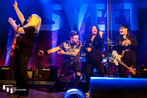 The Sweet on stage at The Apex