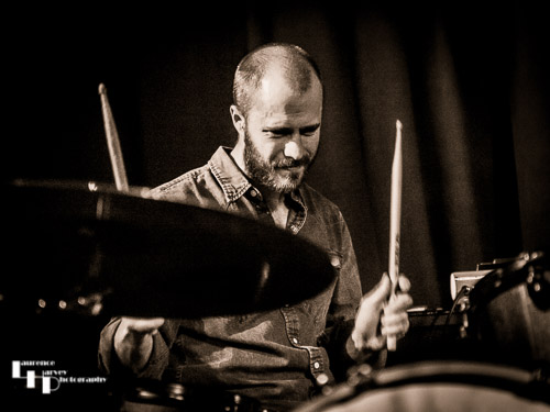 Joe Gray on drums