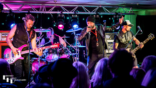 White Raven Down on stage at HRH A.B.C.