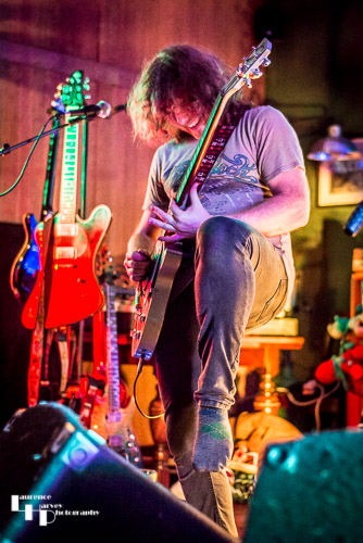James Ready on lead guitar