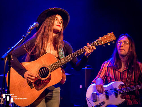 Arielle on vocals & guitar, Devin North on bass