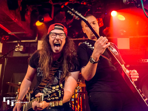 Charlie McCarthy on vocals & rhythm guitar, Lewis Guyton on lead guitar