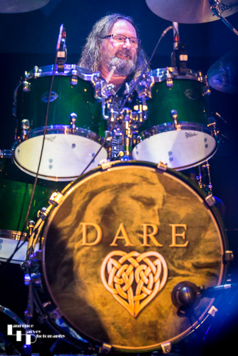 Kev Whitehead on drums