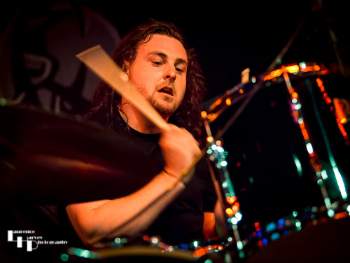 Perry Davies on drums