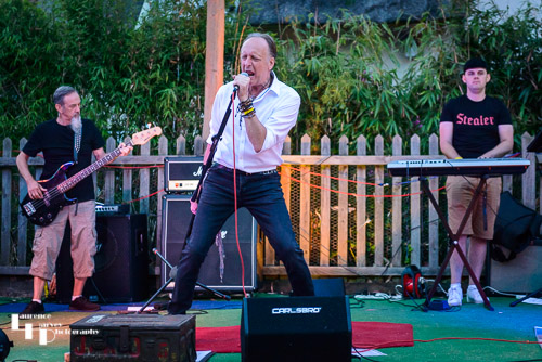 Stealer performing at Gastonbury