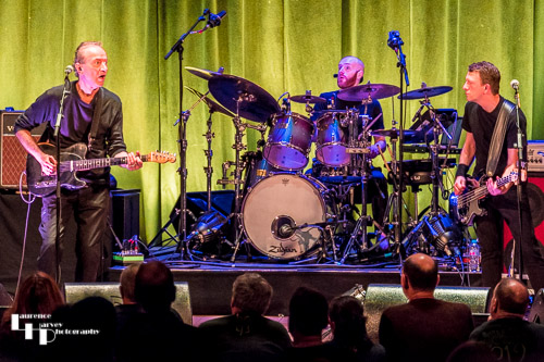 Hugh Cornwell & his band on stage at The Apex