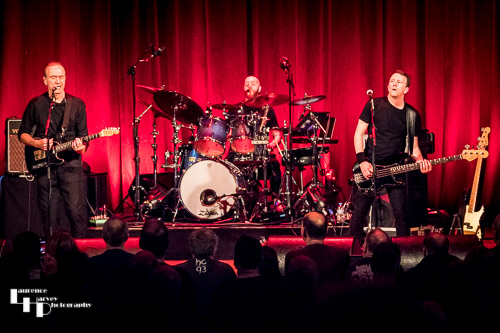 Hugh Cornwell & his band on stage at The Apex