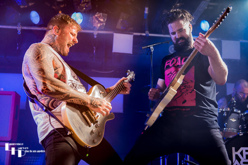 Kris Barras & Josiah J Manning on guitars