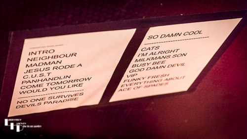Set list