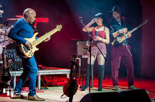 When Rivers Meet on stage at The Stables