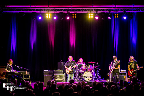 The Walter Trout Band on stage at The Apex