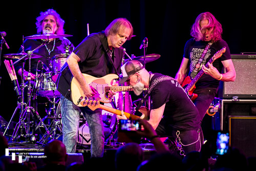 The Walter Trout Band on stage at The Apex