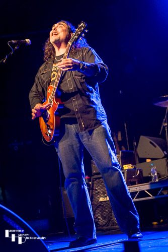 Alastair Greene on stage at Cambridge Junction