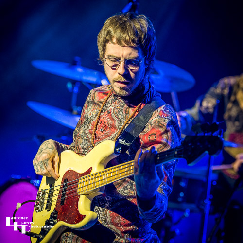 Luke Weston on bass & vocals