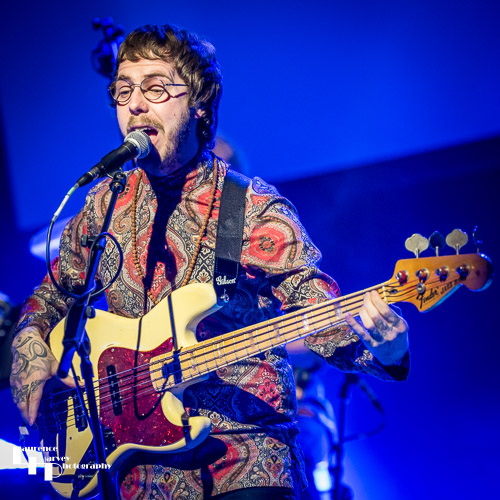 Luke Weston on bass & vocals