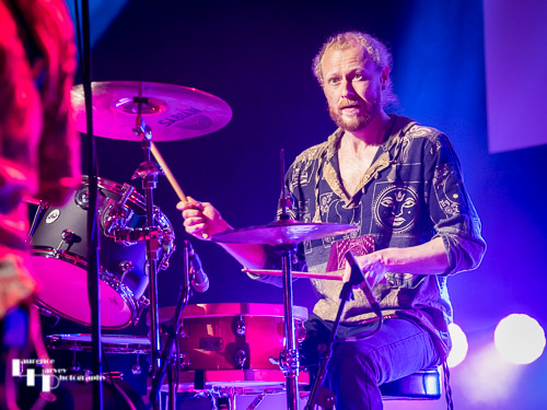 Oli Jefferson on drums