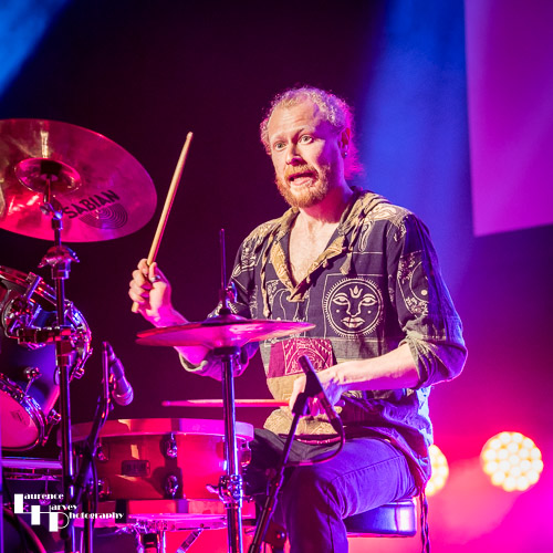 Oli Jefferson on drums