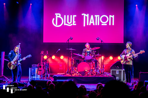 Blue Nation on stage at The Apex