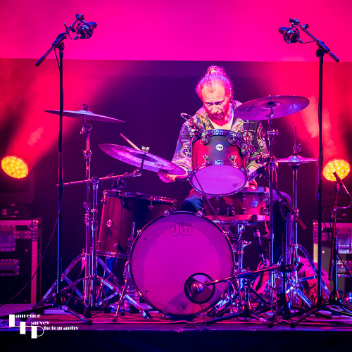 Oli Jefferson on drums