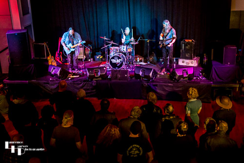 Crow Black Chicken on stage at The John Peel Centre