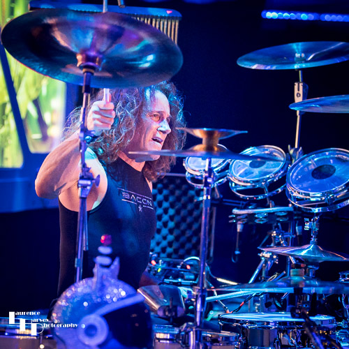 Steevi Bacon on drums