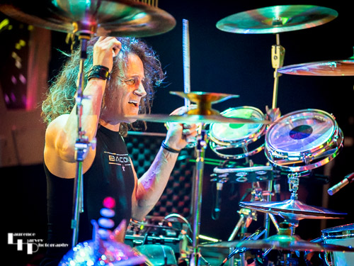 Steevi Bacon on drums