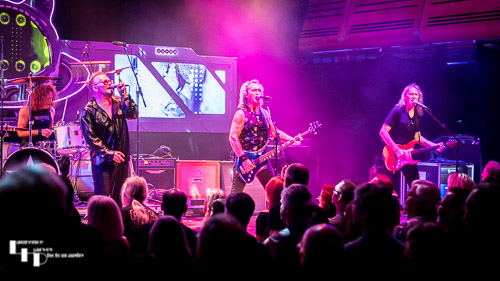 Cats In Space on stage at The Apex