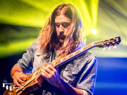 Aaron Austin on guitar