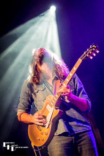 Aaron Austin on guitar