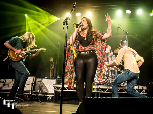 Caitlin Krisko & The Broadcast on stage at Cambridge Junction